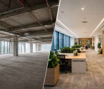تفاوت فیت‌اوت (Fit-Out) و بازسازی (Renovation) چیست؟