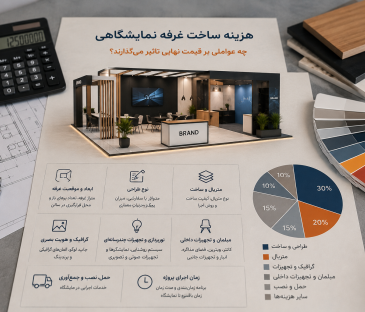 هزینه ساخت غرفه نمایشگاهی چگونه تعیین می‌شود؟