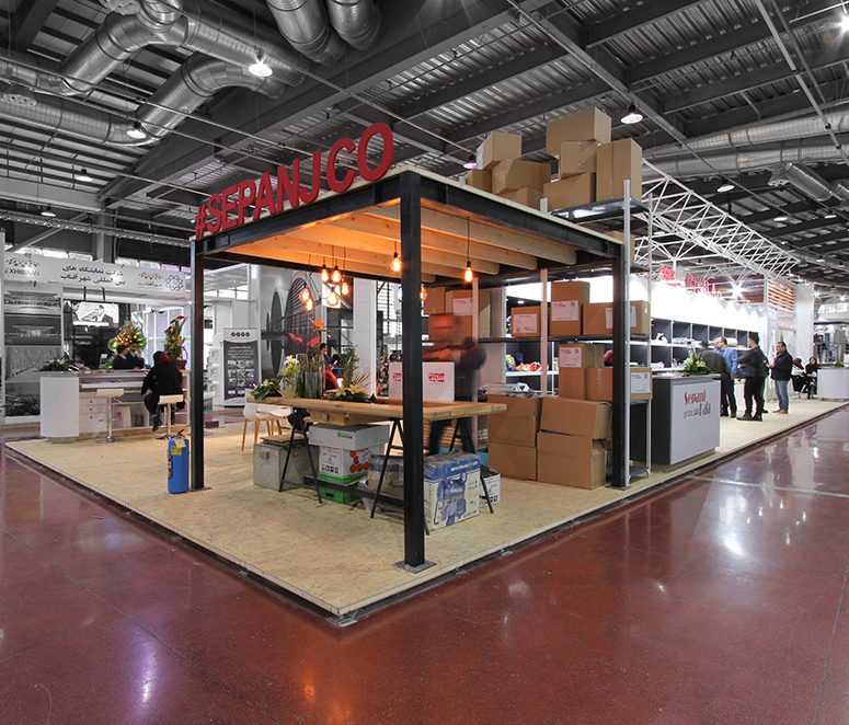 غرفه شرکت سپنج سازه غرفه شرکت سپنج سازه